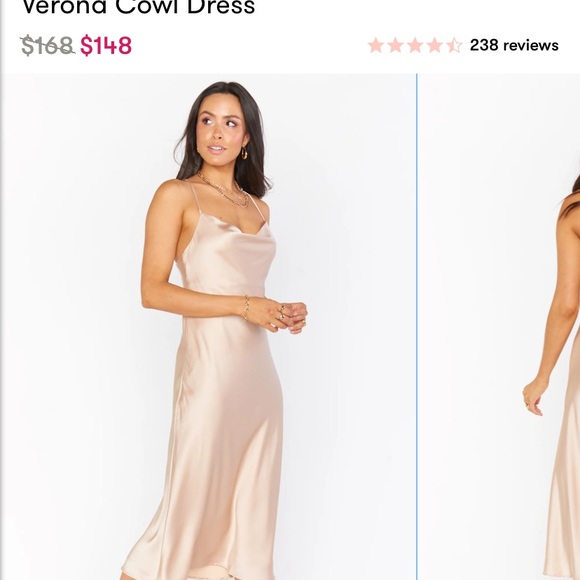 Show Me Your Mumu Verona Cowl Midi Bridesmaid Dress - Picture 5 of 7